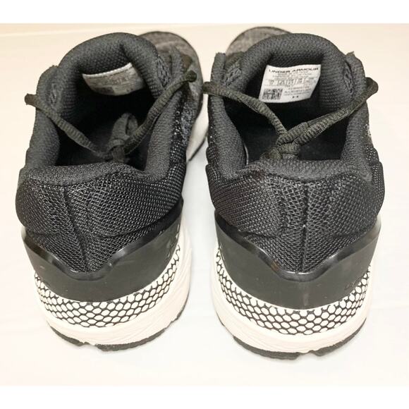UNDER ARMOUR Men's HOVR Intake 6 Running Shoe, Black & White Size 11 - Picture 7 of 15